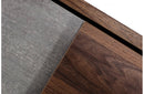 Nova Domus Palermo Italian Modern Faux Concrete & Walnut Chest