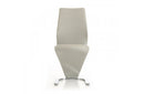 Penn Modern Light Grey Leatherette Dining Chair (Set of 2)