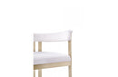 Modrest Pontiac Modern Beige Sherpa & Gold Dining Chair