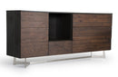 Modrest Wharton Modern Dark Aged Oak Buffet