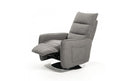Divani Casa Fairfax Modern Grey Fabric Recliner Chair