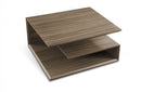 Modrest Raelynn Modern Walnut Coffee Table