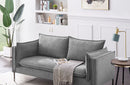 Divani Casa Randolf Modern Grey Loveseat
