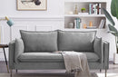 Divani Casa Randolf Modern Grey Fabric Sofa