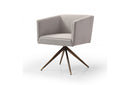 Modrest Riaglow Contemporary Light Grey Fabric Dining Chair