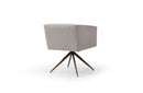 Modrest Riaglow Contemporary Light Grey Fabric Dining Chair