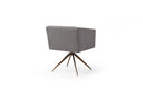 Modrest Riaglow Contemporary Dark Grey Fabric Dining Chair