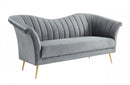 Divani Casa Rilo Modern Grey Fabric Sofa