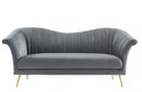 Divani Casa Rilo Modern Grey Fabric Sofa