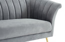 Divani Casa Rilo Modern Grey Fabric Sofa