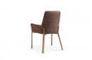 Modrest Robin Modern Brown & Brass Dining Chair