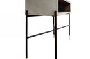 Modrest Walker Modern Concrete & Metal Console Table
