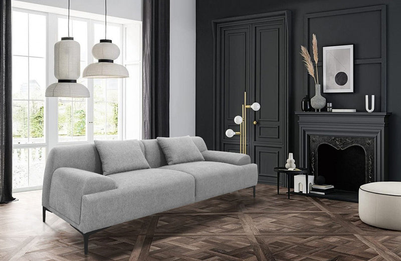 Divani Casa Ronny Modern Grey Sofa