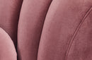 Divani Casa Arvada Modern Pink Velvet Lounge Chair