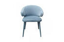 Modrest Salem Modern Blue Grey Fabric Dining Chair