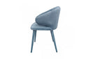 Modrest Salem Modern Blue Grey Fabric Dining Chair
