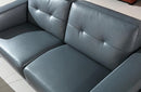 Karina Modern Grey Bonded Leather Sofa Set