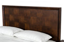 Modrest Shane Modern Acacia & Brass Bed