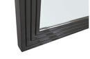 Modrest Splendor Grey High Gloss Slatted MIrror