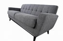 Corsica Modern Grey Fabric Sofa