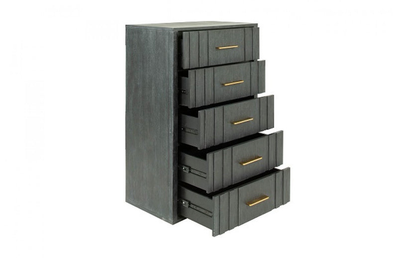 Modrest Manchester Contemporary Dark Grey Chest