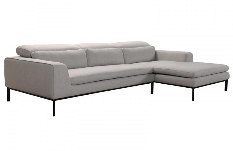 Adeline Modern Fabric Sectional Sofa