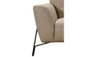 Divani Casa Evora Modern Taupe Leather Sofa & Chair Set