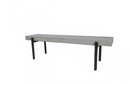 Modrest Timlin Modern Concrete & Metal Bench