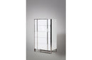 Nova Domus Francois Modern White & Stainless Steel Chest