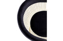 Modrest Chandler Black Velvet & Gold Dining Chair