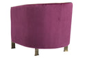 Divani Casa Anthony Modern Pink & Gold Accent Chair