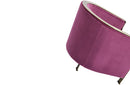 Divani Casa Anthony Modern Pink & Gold Accent Chair